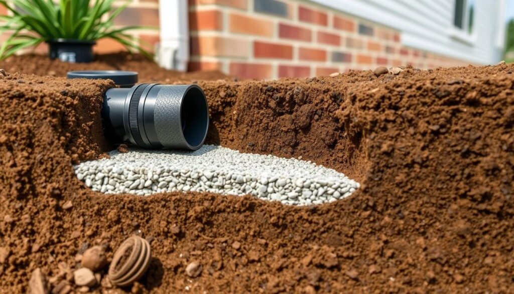 Commercial french drain system components Commercial french drain system components